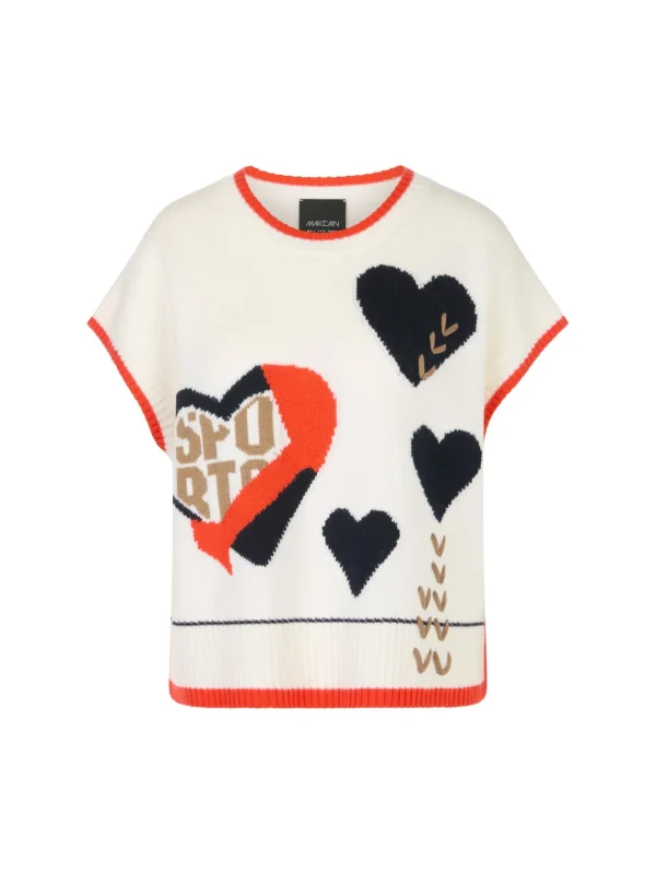 MARC CAIN Wool Knit Tank Top