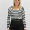 MARELLA Black & White Top
