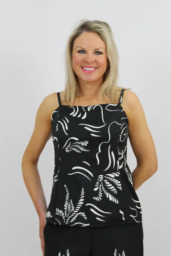 MARELLA Black & White Top