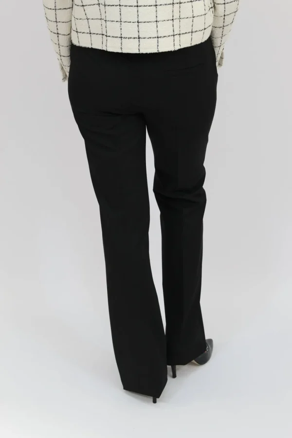 MARELLA Black Flared Trousers