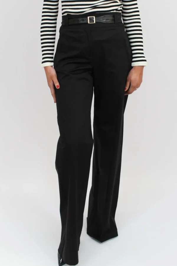 MARELLA Black Satin Trousers