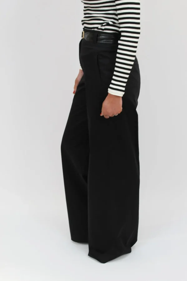MARELLA Black Satin Trousers