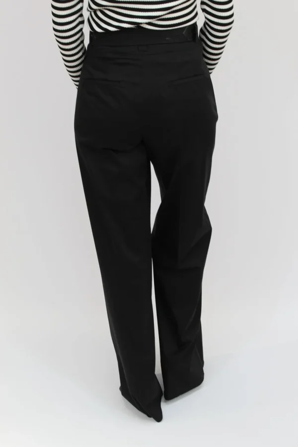 MARELLA Black Satin Trousers