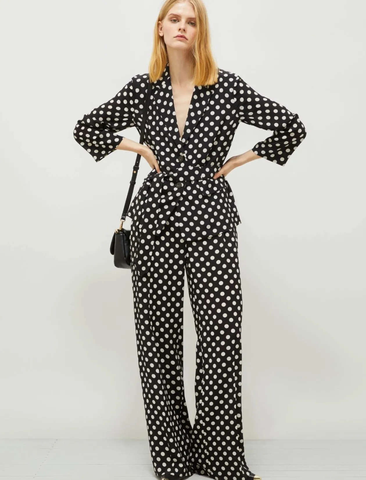 marella_black_silk_polka__0.webp MARELLA Black Silk Polka Dot Trousers