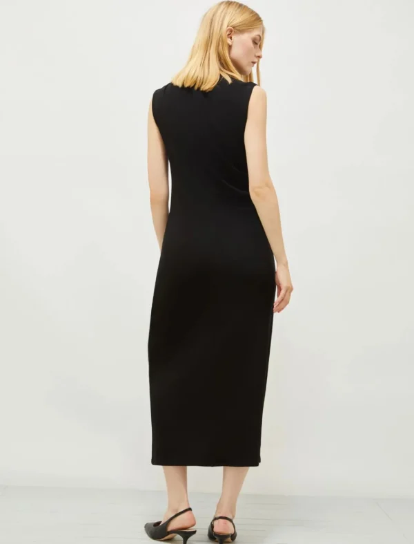 MARELLA Black Sleeveless Jersey Dress