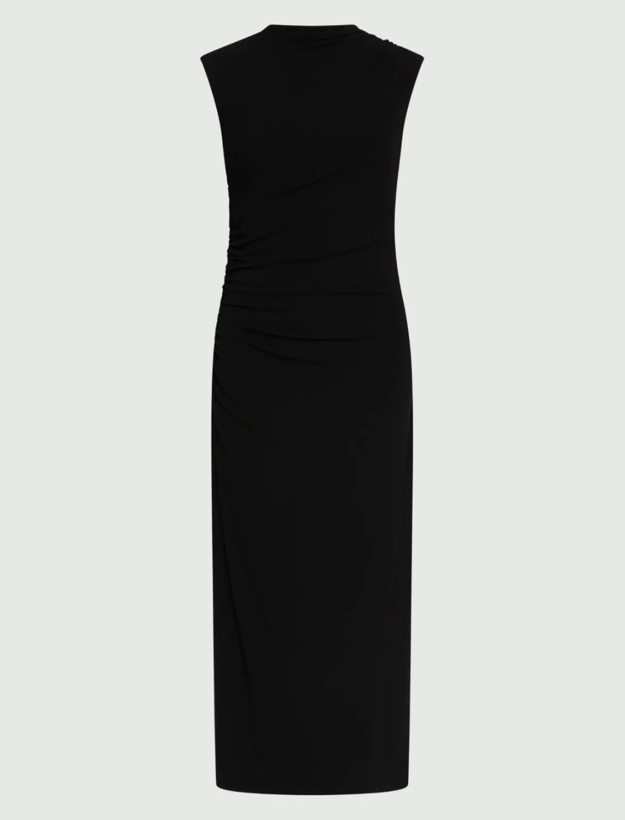 marella_black_sleeveless__4.webp MARELLA Black Sleeveless Jersey Dress