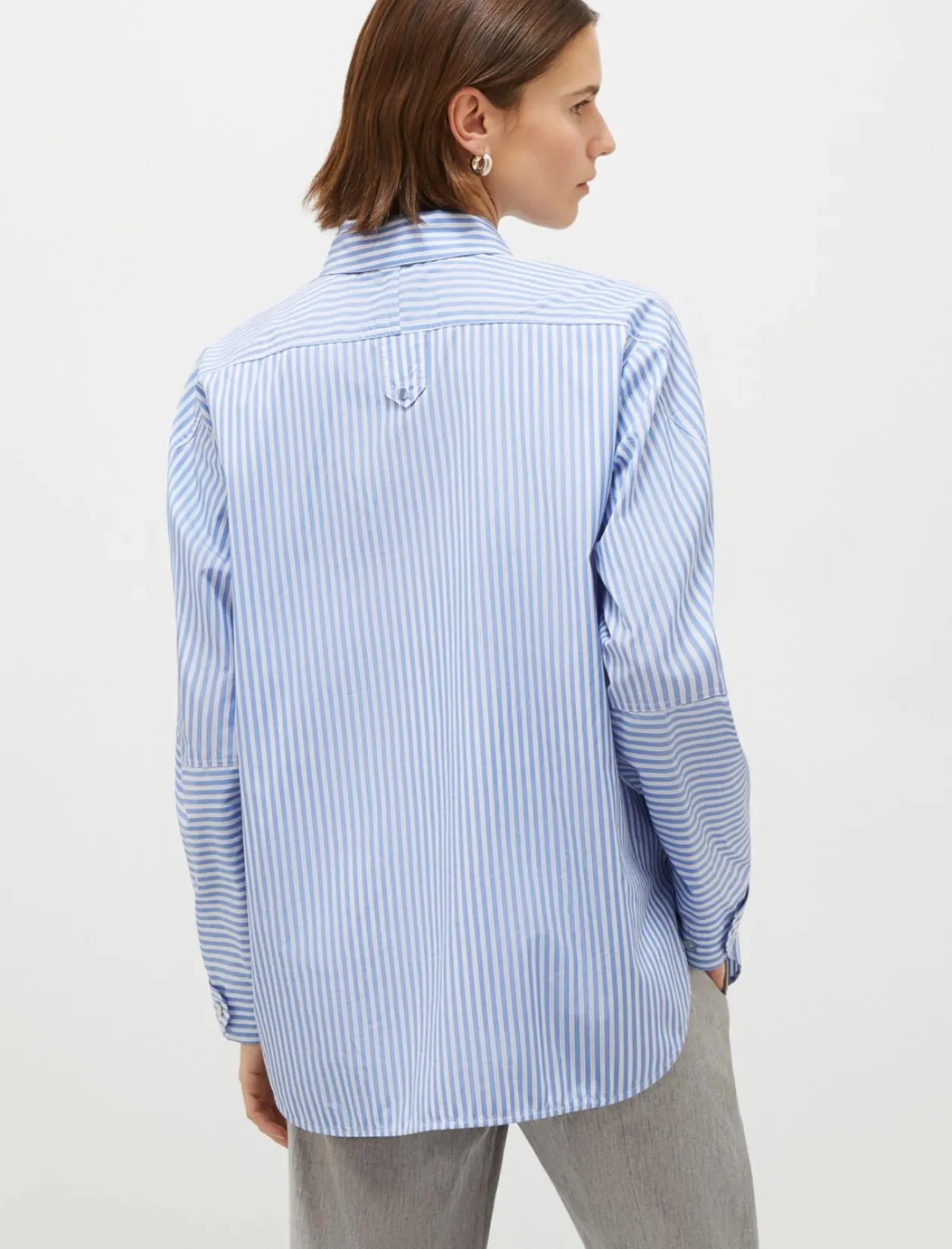 marella_blue_pinstripe_ro_1.webp MARELLA Blue Pinstripe Rose Shirt