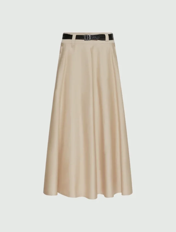 MARELLA Cream Long Skirt