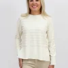 MARELLA Cream Stripe Sweater