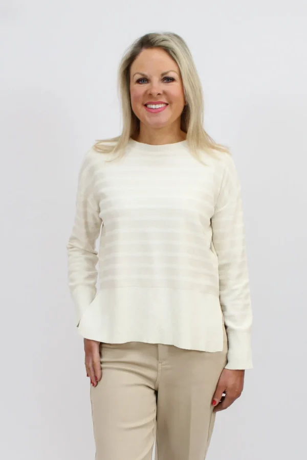 MARELLA Cream Stripe Sweater