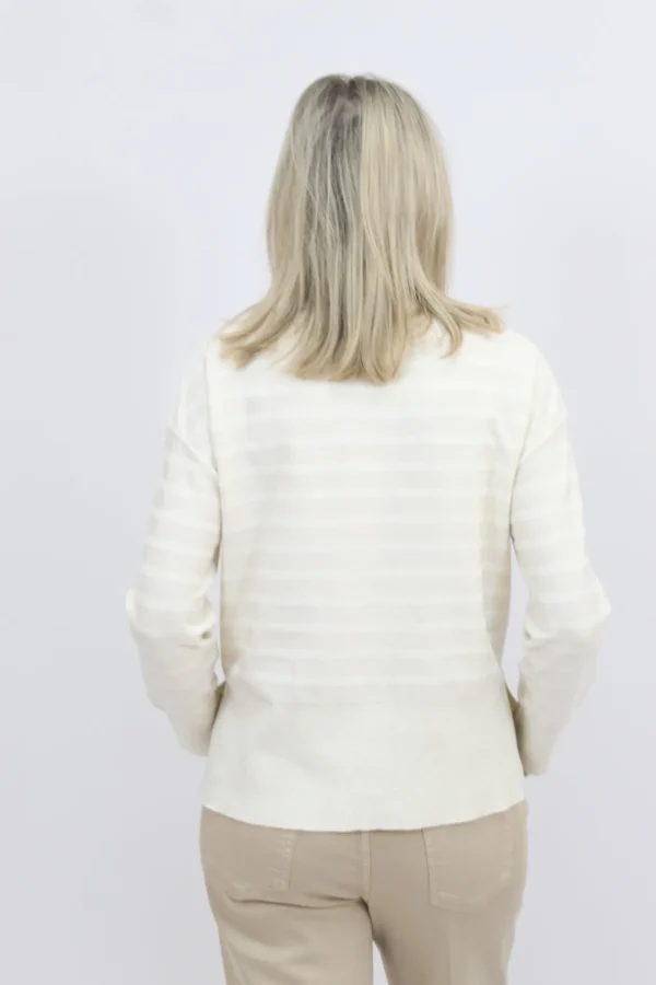 MARELLA Cream Stripe Sweater