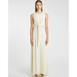 MARELLA Cream Tie Front Dress