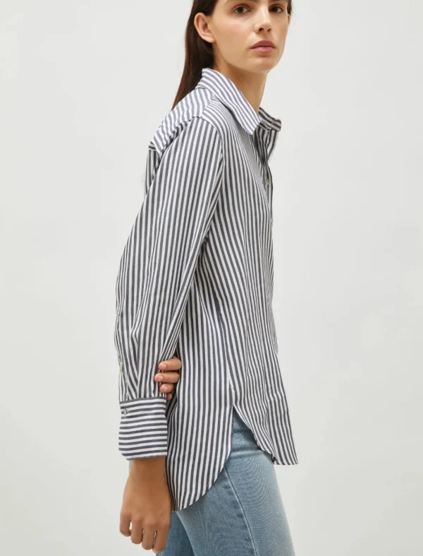 MARELLA Navy Striped Shirt