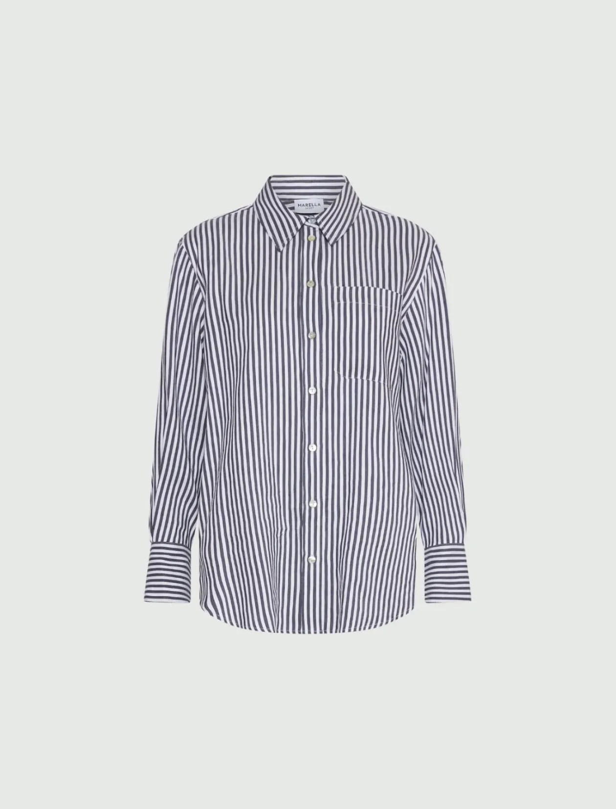 marella_navy_striped_shir_4.webp MARELLA Navy Striped Shirt