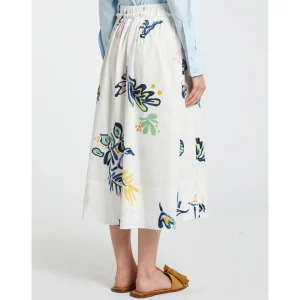 MARELLA Off White Printed Skirt