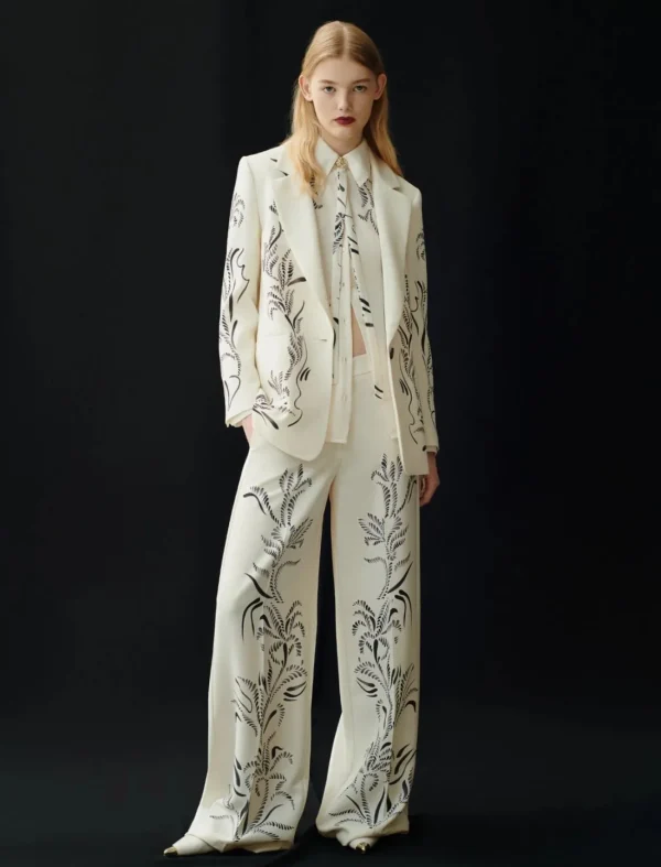 MARELLA Print Palazzo Trousers