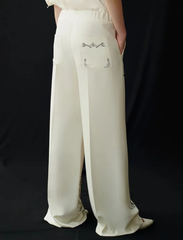 MARELLA Print Palazzo Trousers