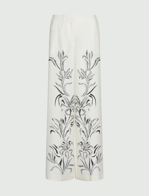 MARELLA Print Palazzo Trousers