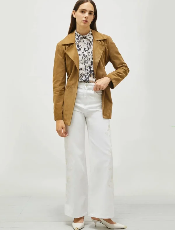 MARELLA Printed Muslin Shirt - Wool White