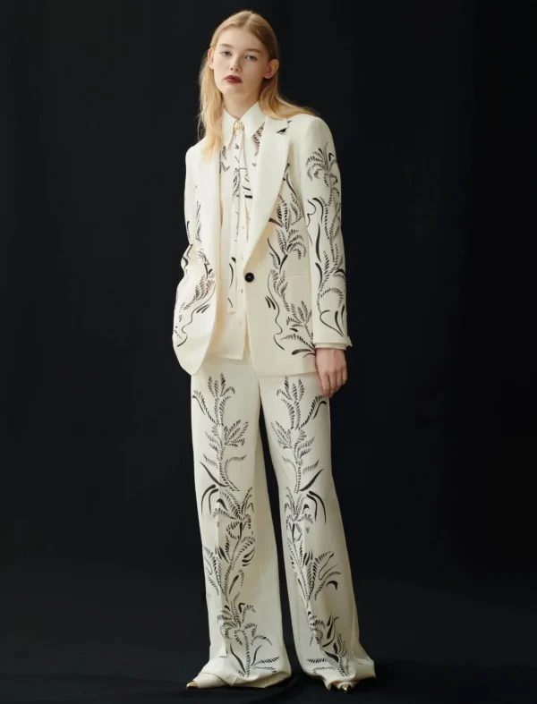 MARELLA Printed Satin Blazer