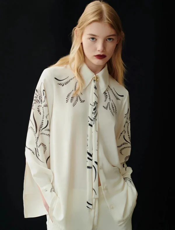 MARELLA Printed Satin Shirt