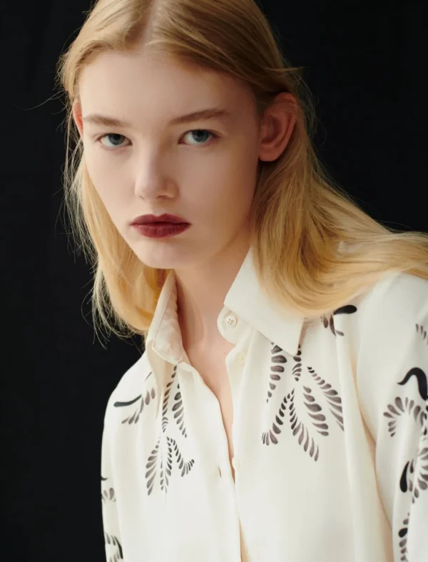 MARELLA Printed Satin Shirt