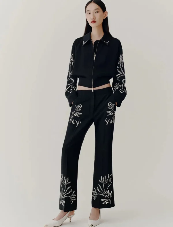 MARELLA Satin Bomber Black Jacket
