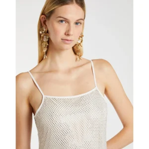 MARELLA Silver Sequin Dress