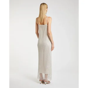 MARELLA Silver Sequin Dress