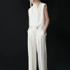 MARELLA Sleeveless Satin Blouse