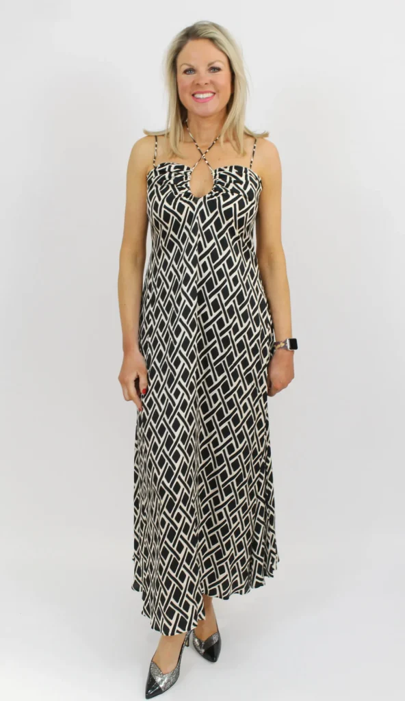 MARELLA Triangle Pattern Dress