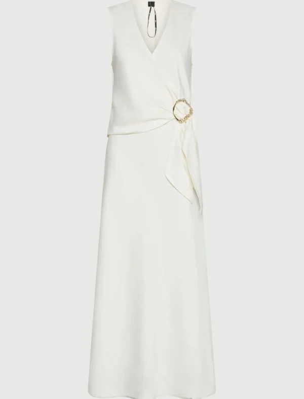 MARELLA White Satin Dress