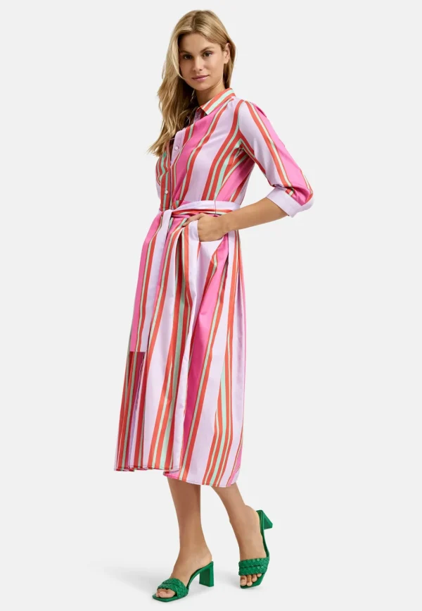 MILANO Pink Stripe Dress