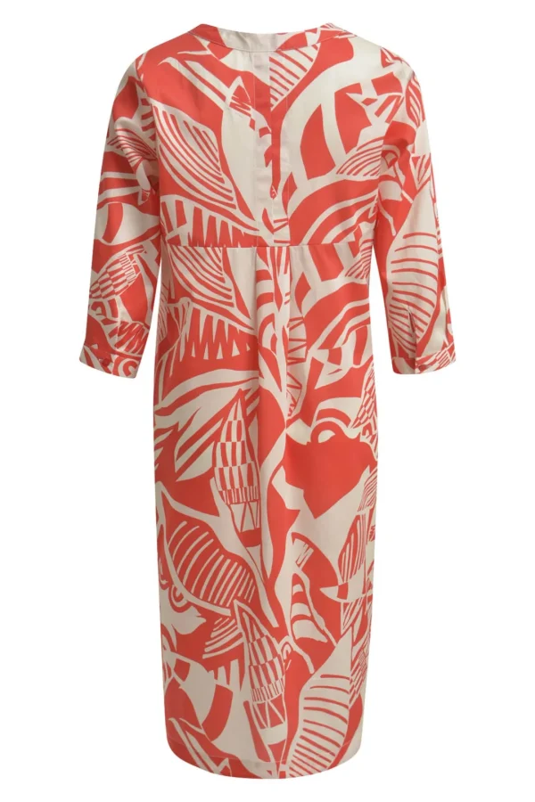 MILANO Red Abstract Dress