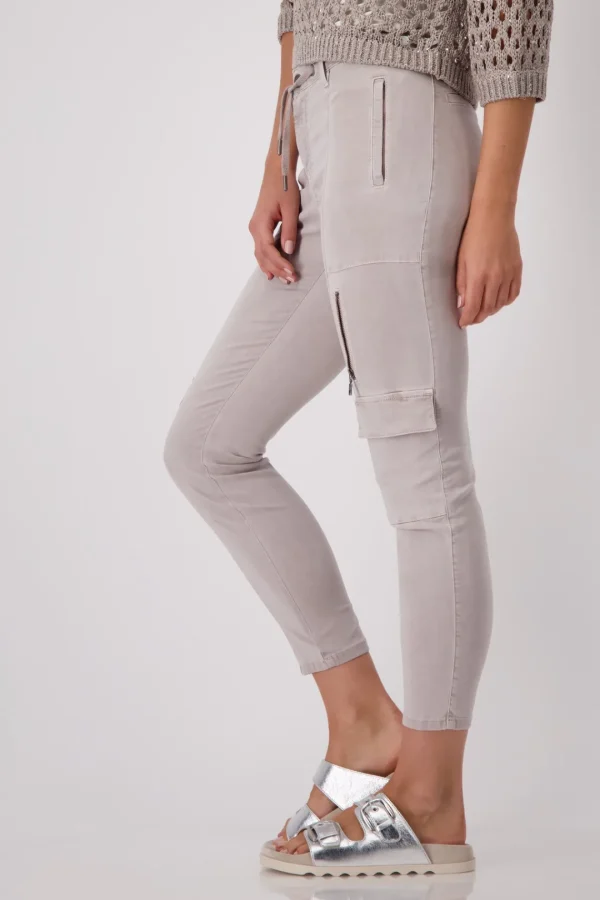 MONARI Beige Cargo trousers