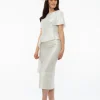 Paola Silver Sparkle Top and Skirt
