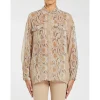 PENNY BLACK Beige Snake Print Shirt