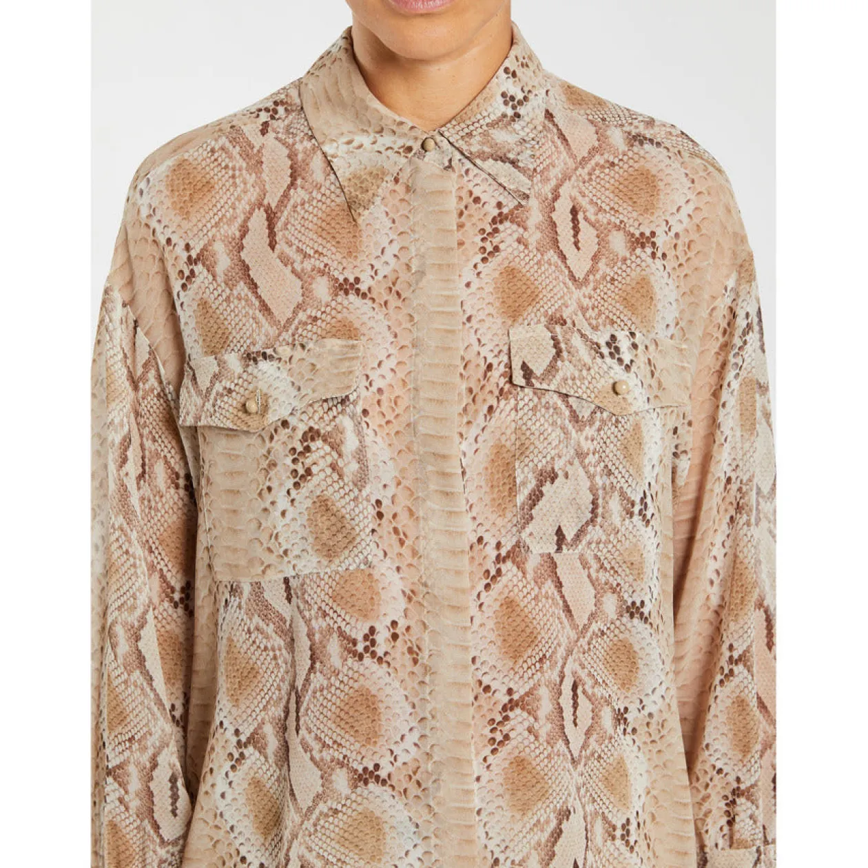 penny_black_beige_snake_p_1.webp PENNY BLACK Beige Snake Print Shirt