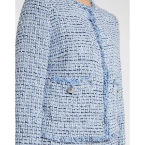 PENNY BLACK Blue Tweed Jacket