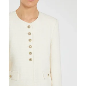 PENNY BLACK Cream Button Up Jacket