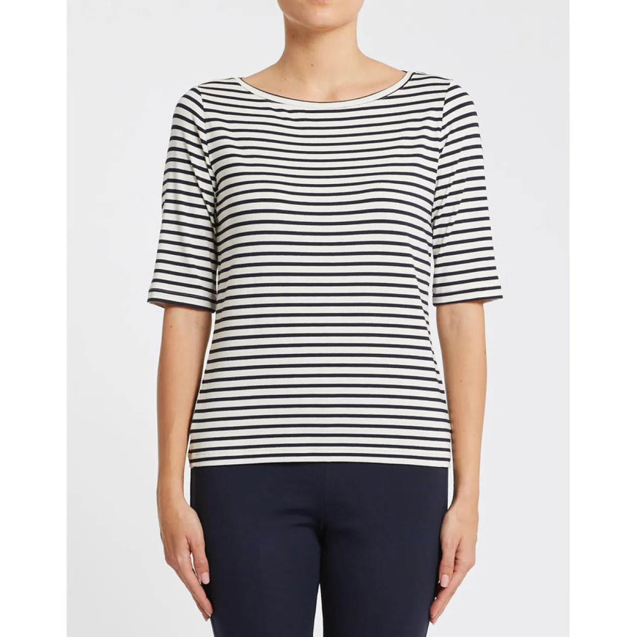 penny_black_navy_pinstrip_0-1.webp PENNY BLACK Navy Pinstripe T-shirt