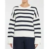 PENNY BLACK Navy Pinstripe Jumper