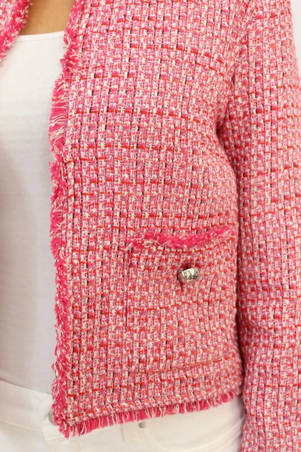 PENNY BLACK Pink Tweed Jacket