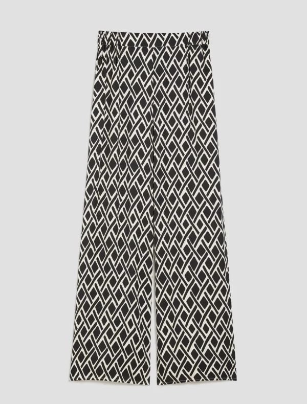 PENNYBLACK Black Patterned Trousers