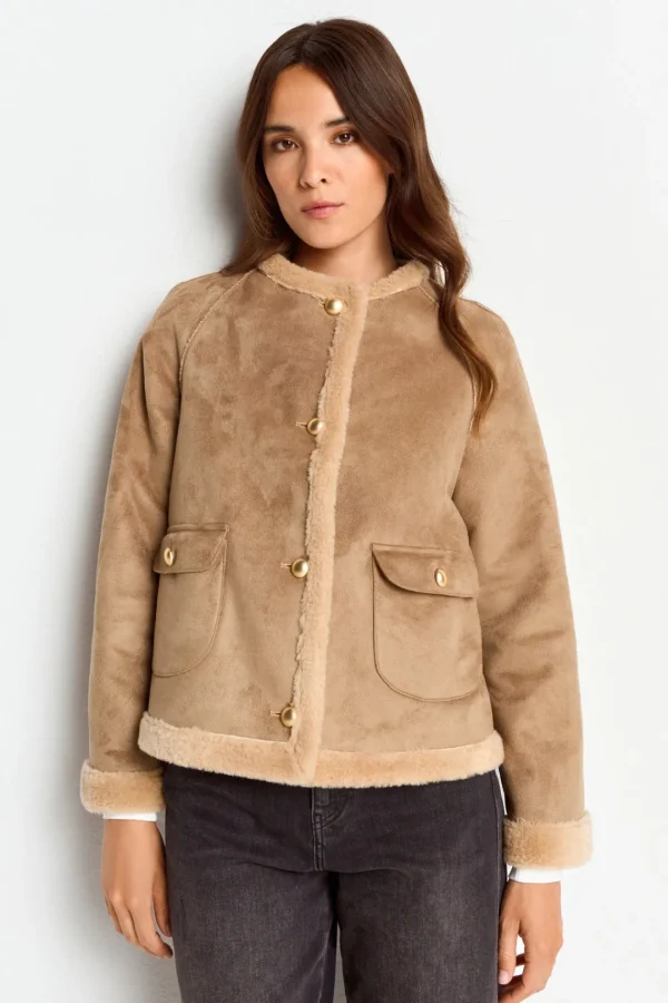 R&R Brown Teddy Jacket