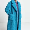 R&R Sapphire Blue Teddy Coat
