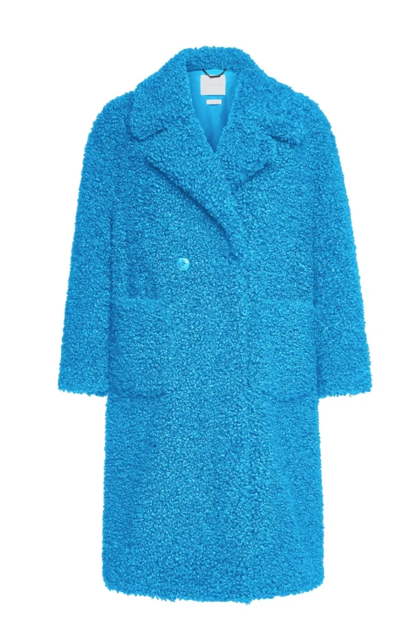 R&R Sapphire Blue Teddy Coat