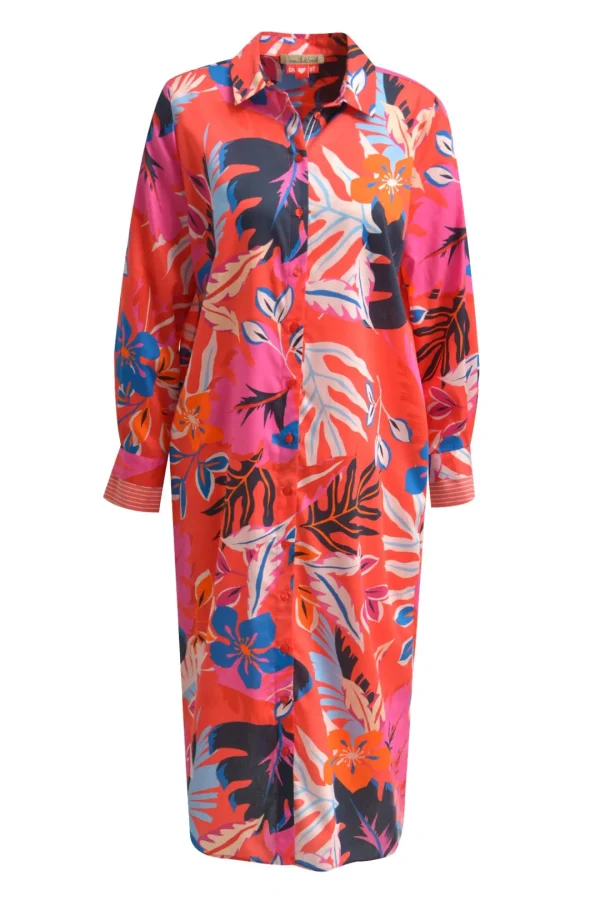 SMITH & SOUL Abstract Art Shirt Dress