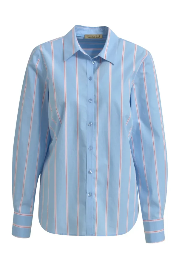 SMITH & SOUL Blue Striped Shirt