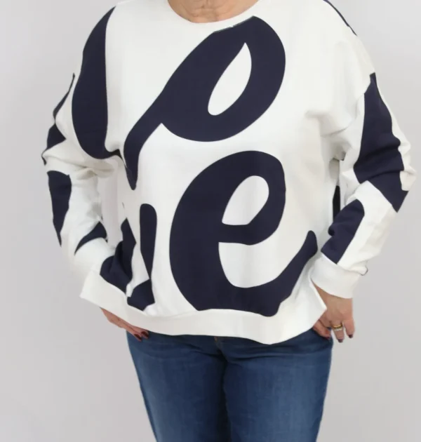 SMITH & SOUL Navy Love Sweater